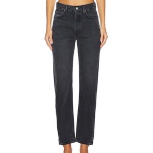 Agolde Women's Straight Leg Jeans - Black
